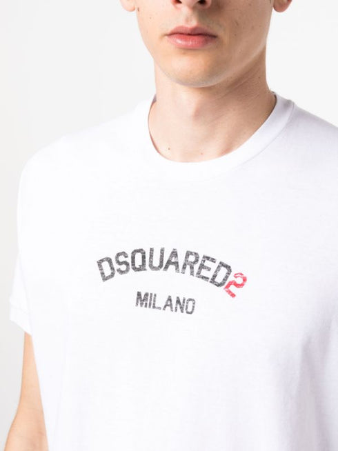 logo-print cotton T-shirt